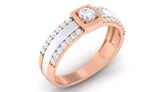 Couple Band Ring 3dm mgx render detail