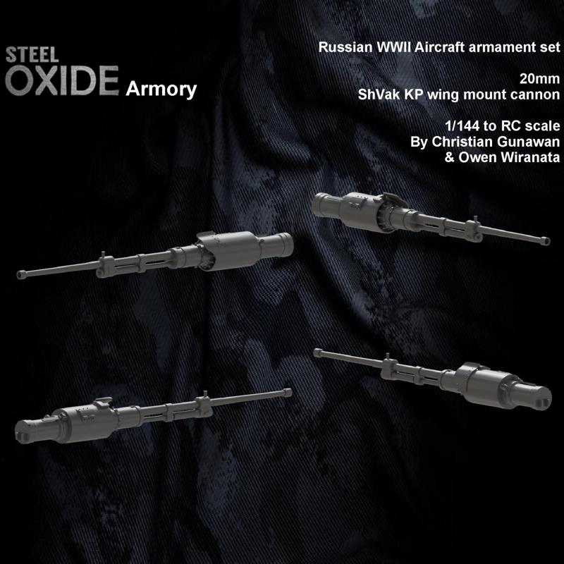 Soviet WWII SHVAK KP 20mm wing mount aircraft cannon