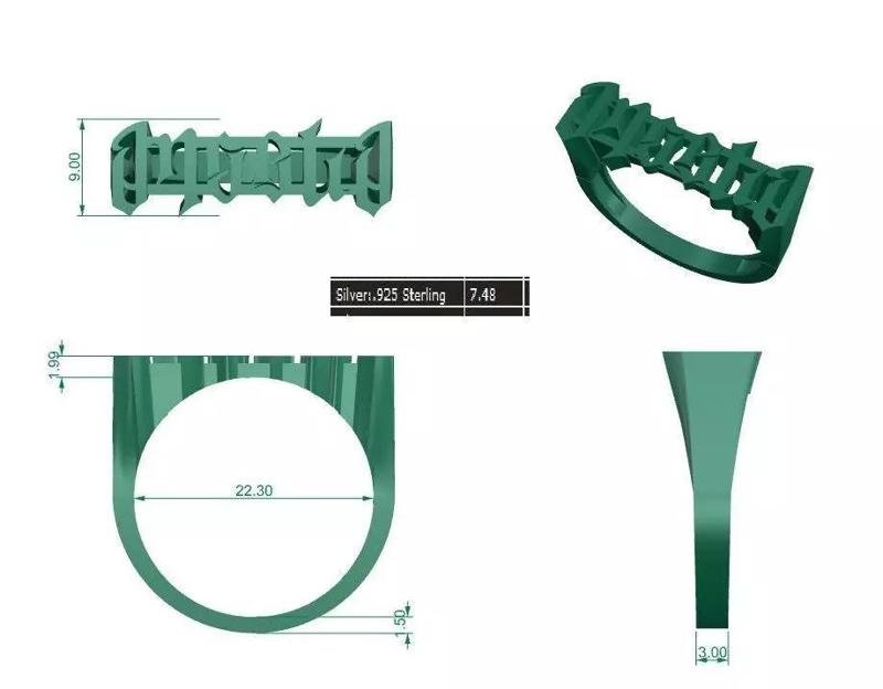 custome made fingerrings