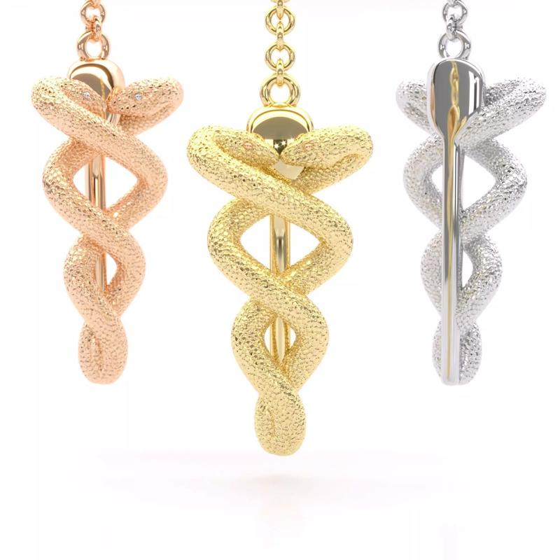 Caduceus - pendant