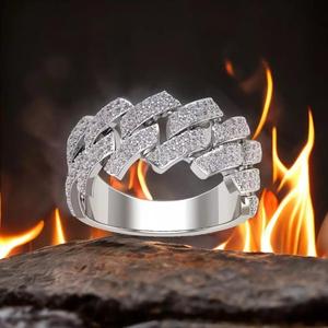 Cuban ring  diamond