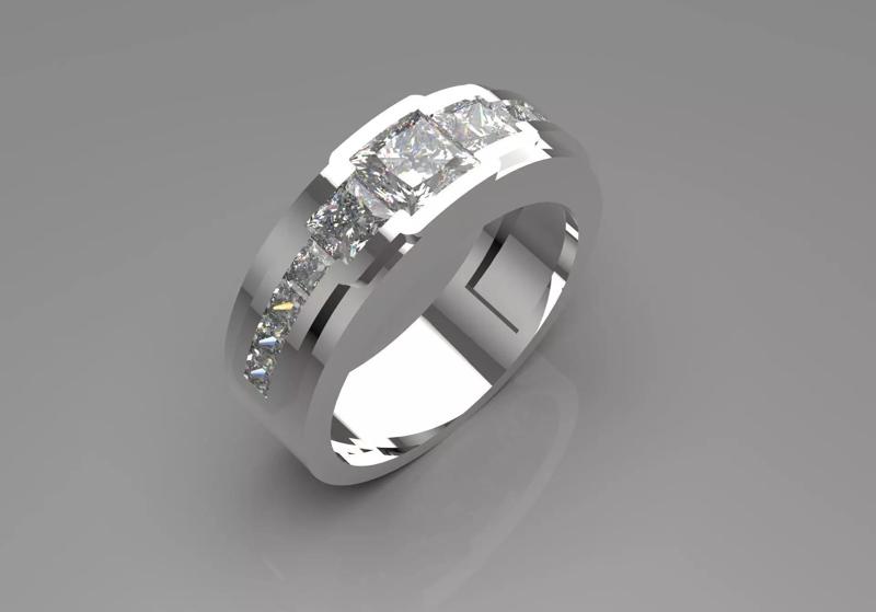 gold diamond ring mr0067
