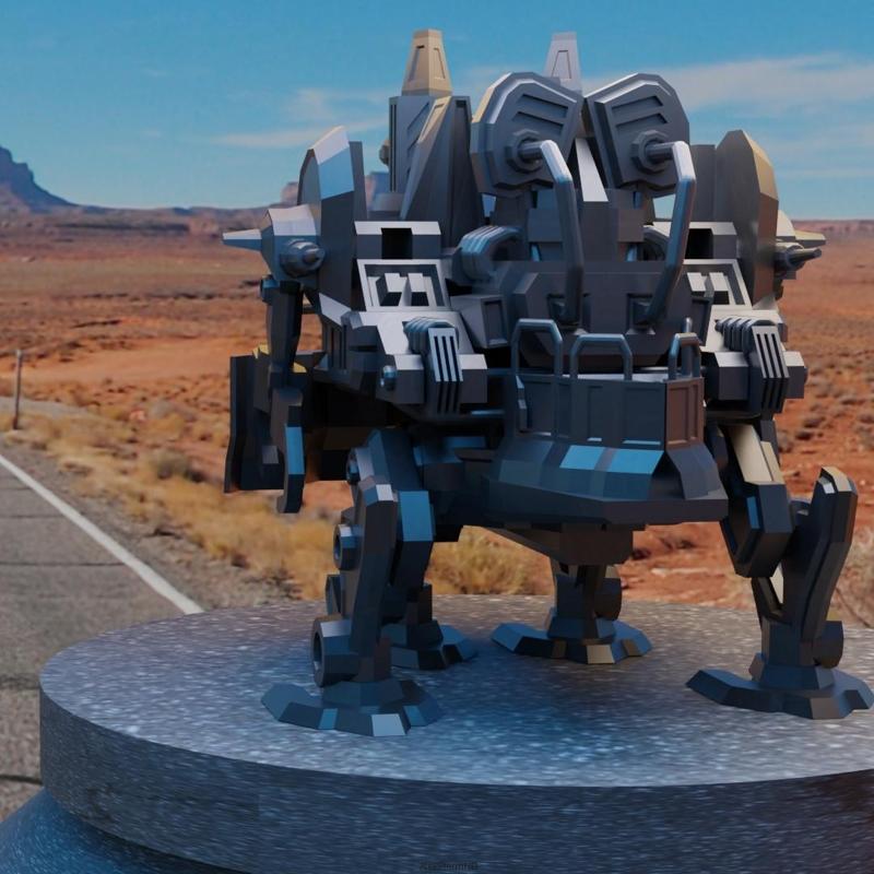 Robot Self-propelled gun ND1