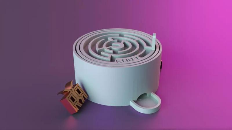 ROUND TILT MAZE TOY