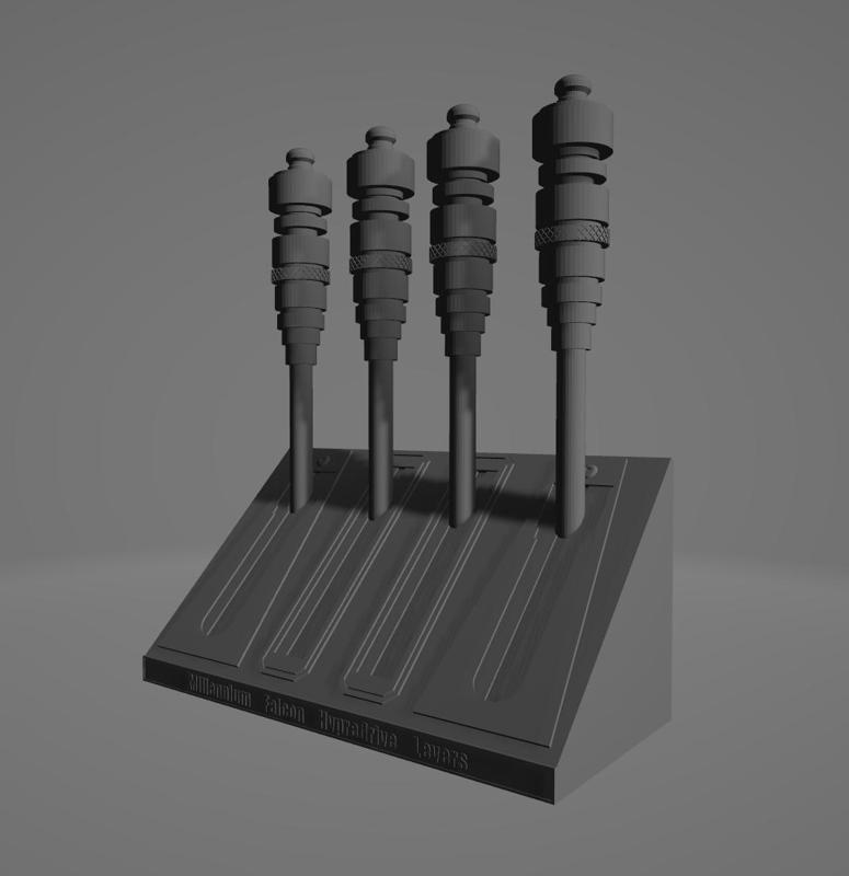 The Falcon Hyperdrive STL