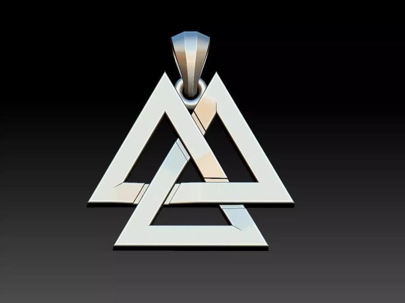 Valknut Triquetra - Holy Trinity Knot