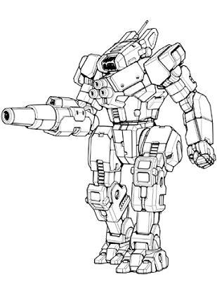 Wolfhound Mech Battletech