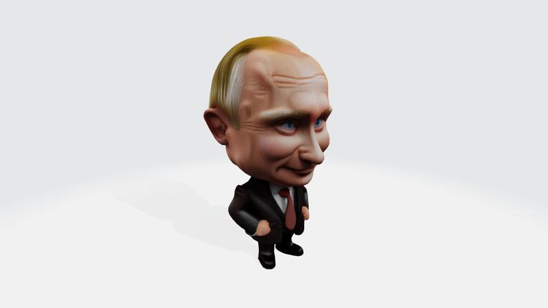 Putin Cartoon style