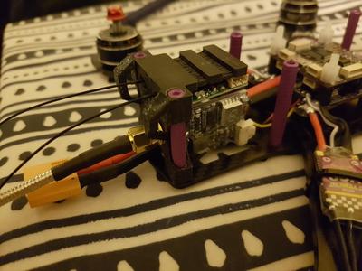 Martian II / Alien rear standoff VTX and X4R TX mount
