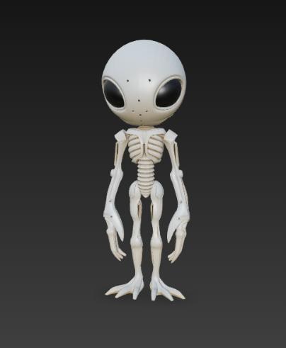 extraterrestrial SKELETON