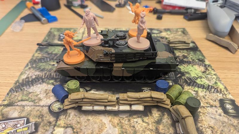 Zombicide WZC Abrams tank