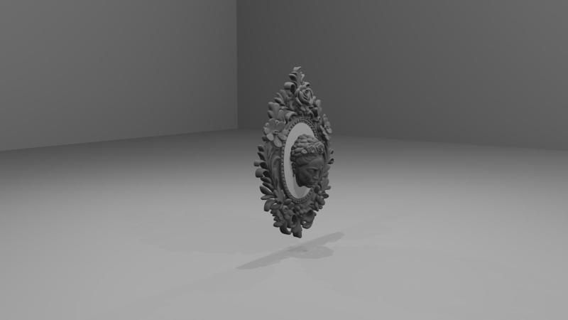 Frida Kahlo Emerging from Mirror