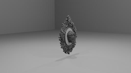 Frida Kahlo Emerging from Mirror