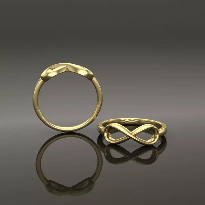 Infinity Band Ring Mix Size