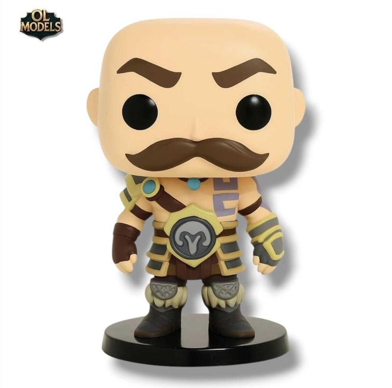 Braum Chibi Figure League of Legends 3D Model