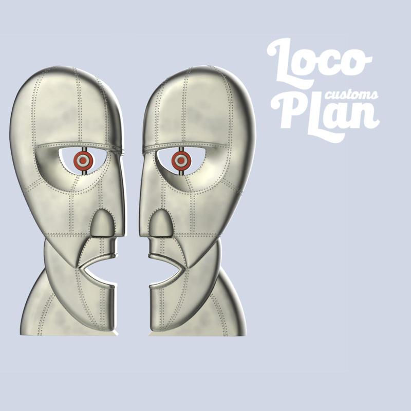 The Division Bell Heads Pink Floyd Statue