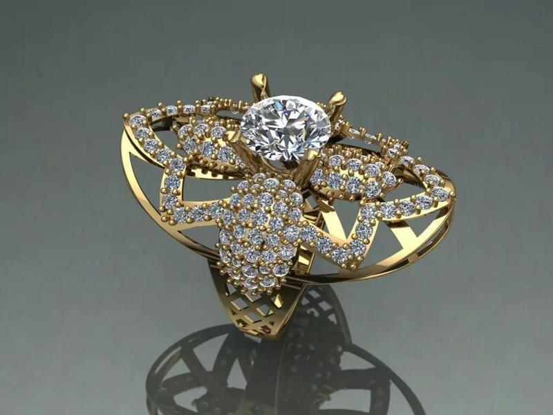 Ring diamond women new arrival jewelry gold silver design