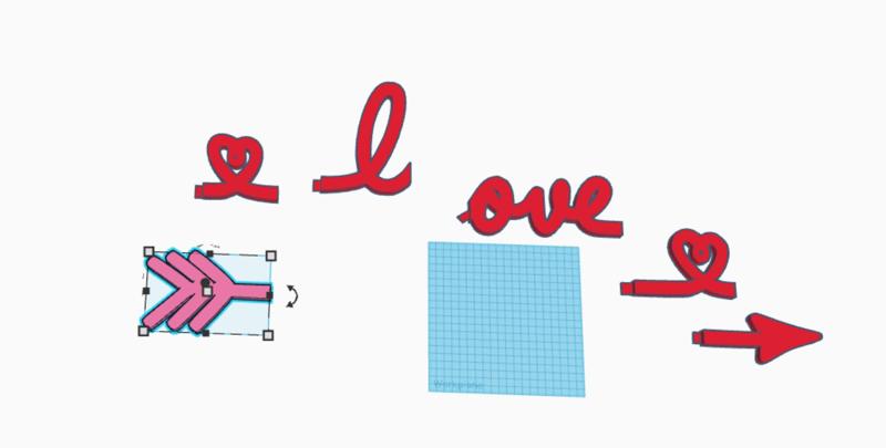 Arrow Hearts Love 3ft