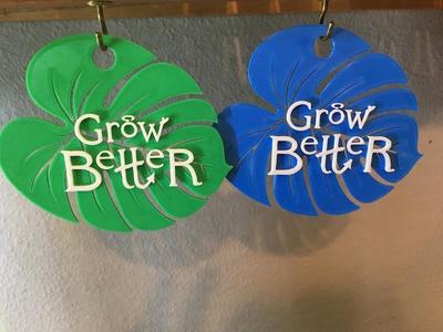 Grow Better! Plant Sign