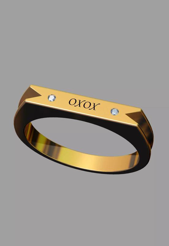 Ring for engraving