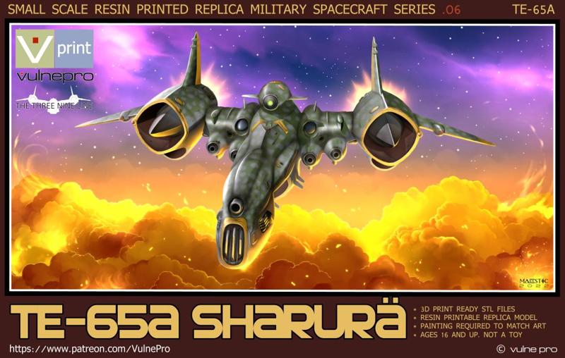 TE-65A Sharurä A.I. gunship
