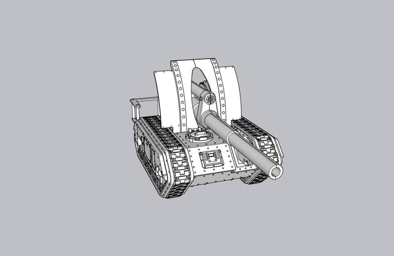 OLD GUARD SELF PROPELLED ARTILLERY TANK