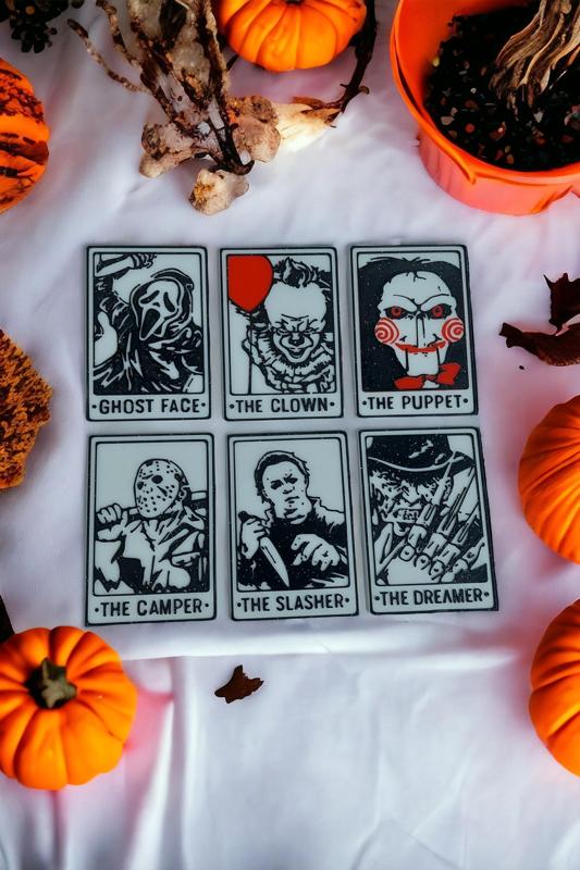 MOVIE KILLER CARDS AND KNIVES