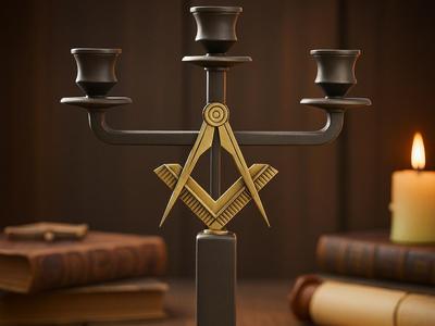Masonico Candlestick