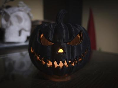 Scary Jack-O’-Lantern Pumpkin