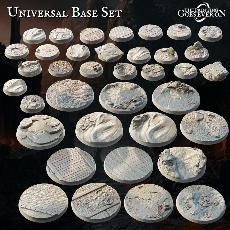 Universal Base Set - 55 Bases - Presupported and Supportless