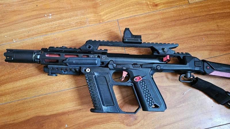 Vector-like grip for AAP-01 & Glock