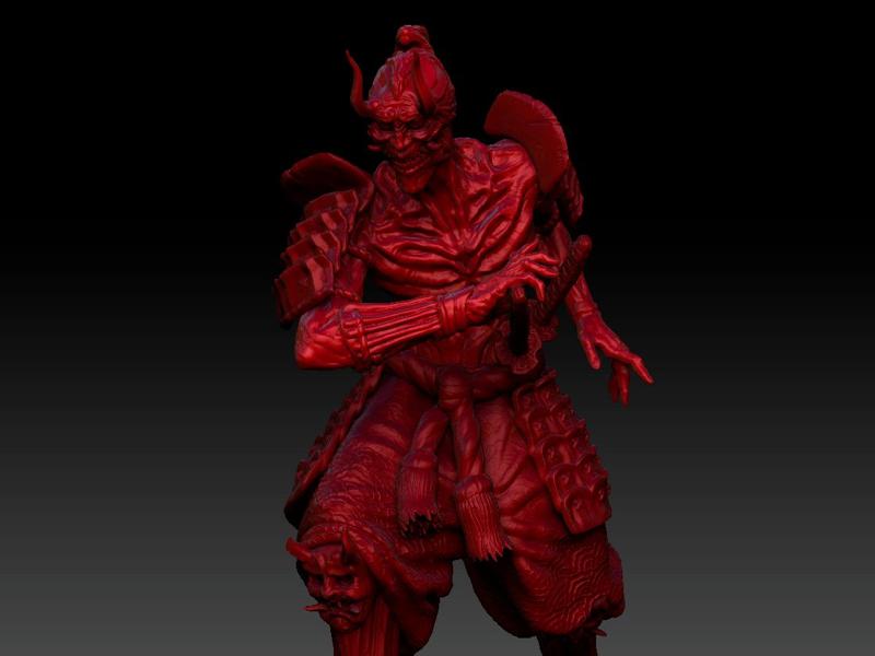 Hollow Samurai, Oni mask