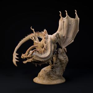 Grimhorn Dragon – pre-supported dragon
