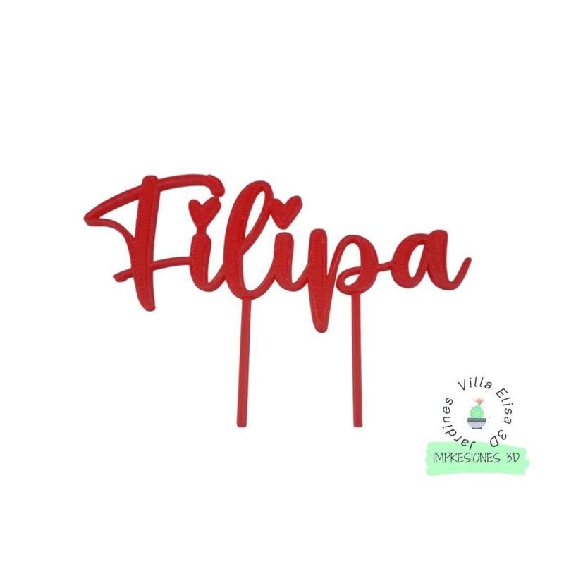 Filipa cake topper