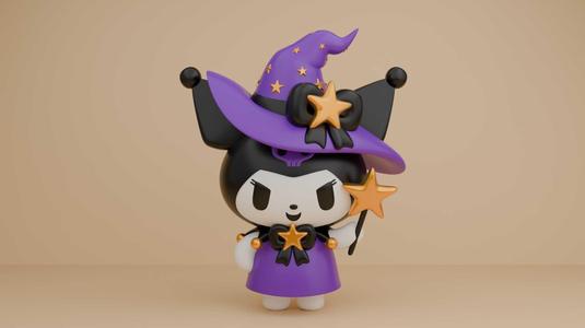Kuromi sanrio Halloween wizard