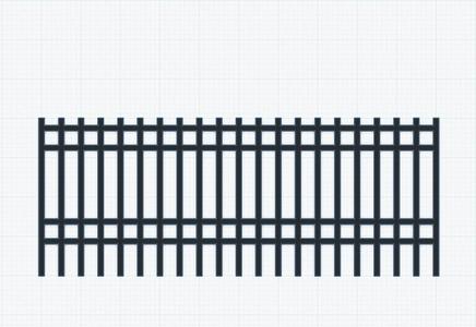 IRON FENCE 1:87  HO SCALE