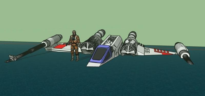 Star Wars Dagobah Crashed X-wing