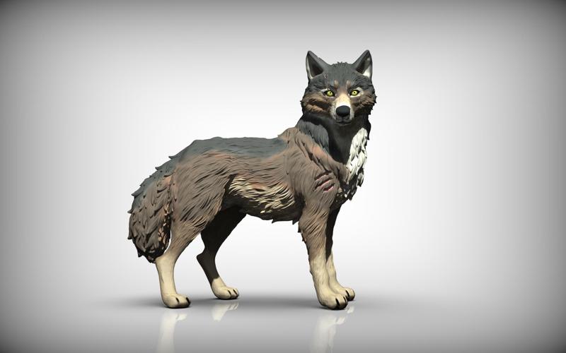 Wolf - 3D Printable figurine