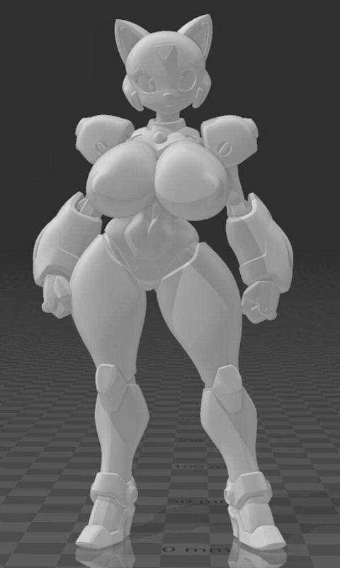 FURRY MECH WOMAN UNIT X02 NO SCALE