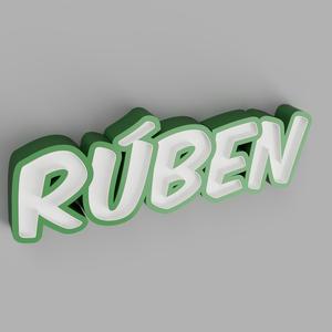 RÚBEN - LED LAMP WITH NAME (NAMELED)