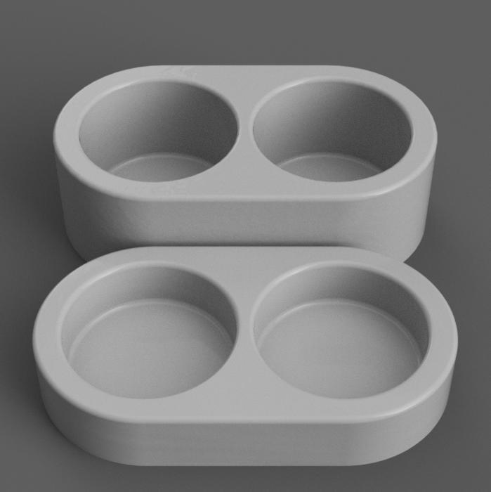 2 size tray - desk organizer - table organizer - planter 002