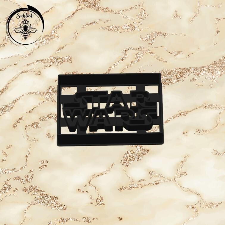 Cookie cutter, star wars logo cookies