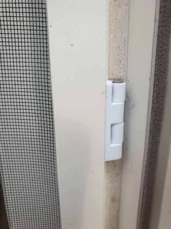 Insect screen door hinge