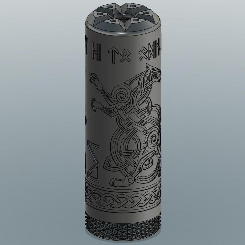 Airsoft Suppressor Viking Inspired V2
