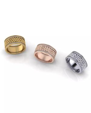 rope eternity jewelry ring