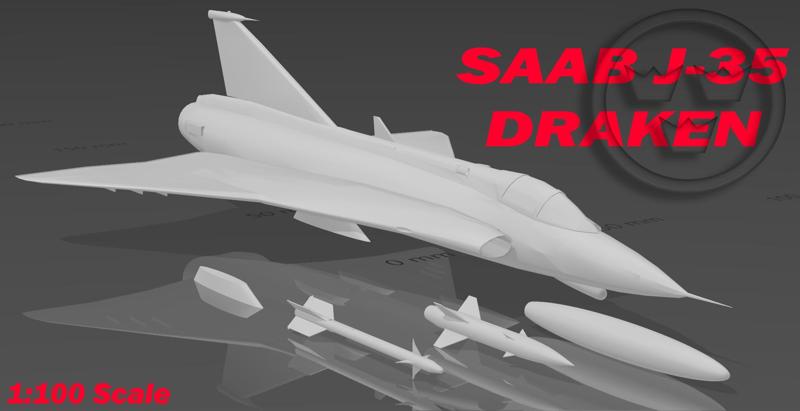 1:100 SAAB J-35 Draken