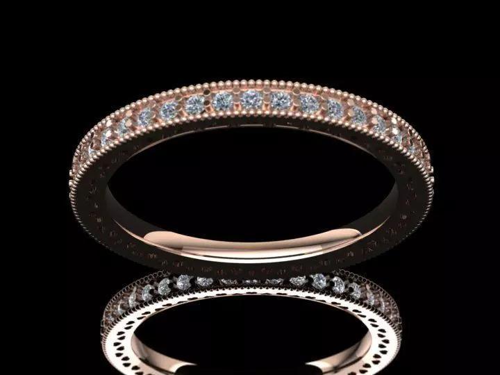 Round Diamond Ring Tiffany Style