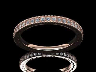 Round Diamond Ring Tiffany Style