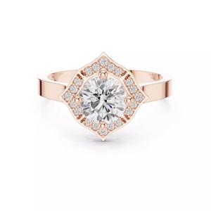 Round Cut Diamond Designer Engagement Wedding Ring 3DM STL Video