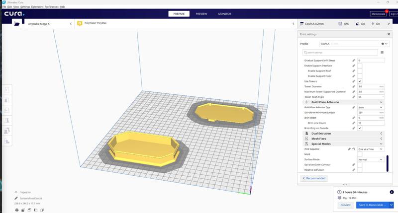 Solaris Food Can Decoration